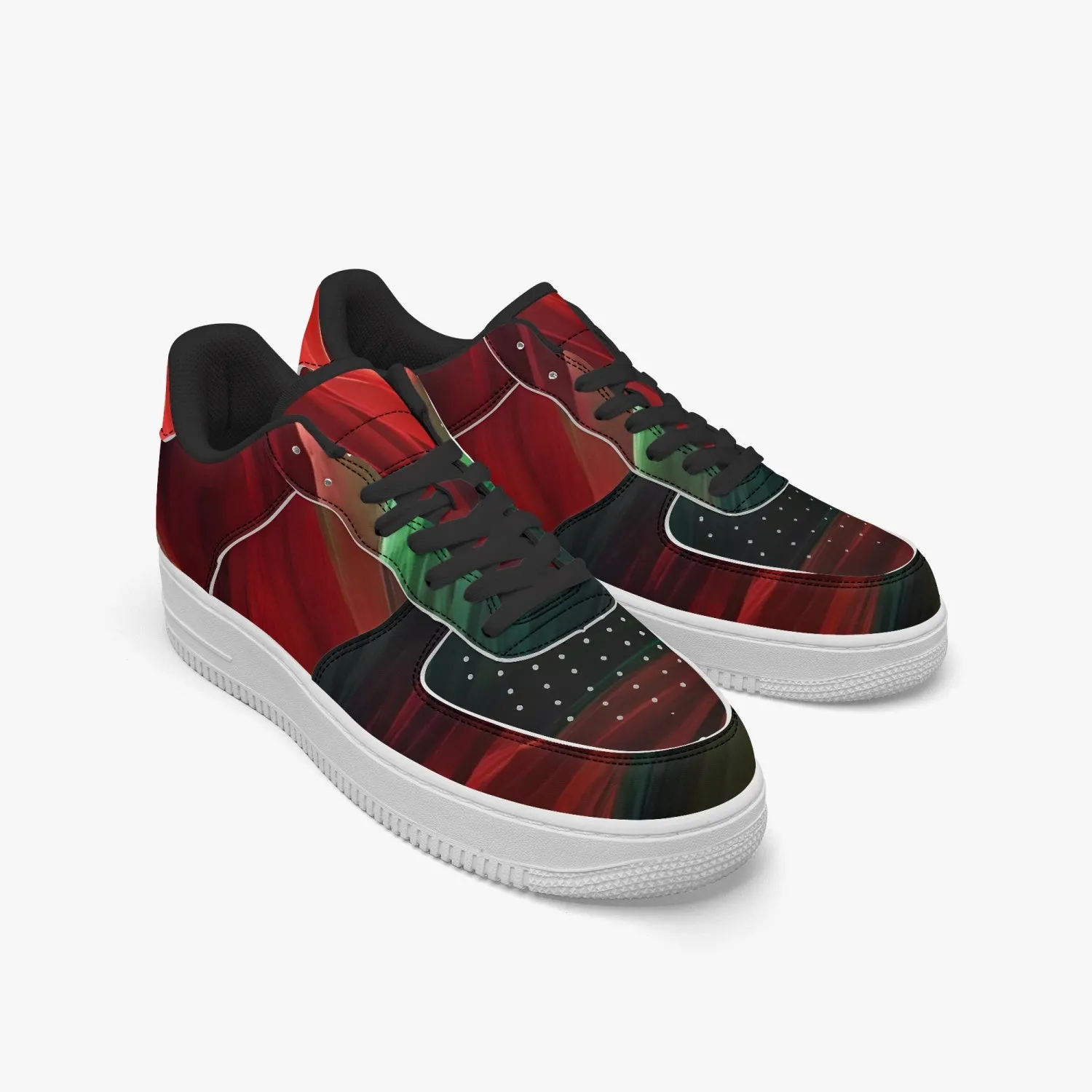 977. AF1 Low-Top Leather Sports Sneakers - Tongue Printable