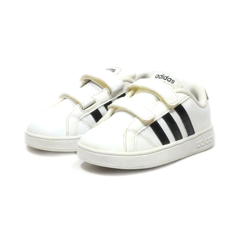 Adidas Baseline Infant Crawlers Leather White Colour For Kids