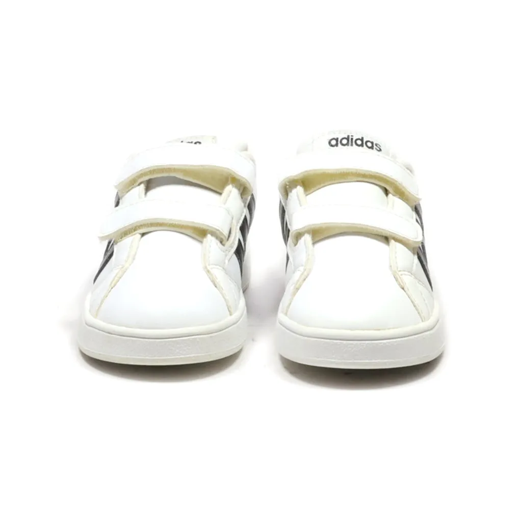 Adidas Baseline Infant Crawlers Leather White Colour For Kids