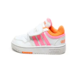 Adidas Basketball Crawlers Leather White Colour For Kids