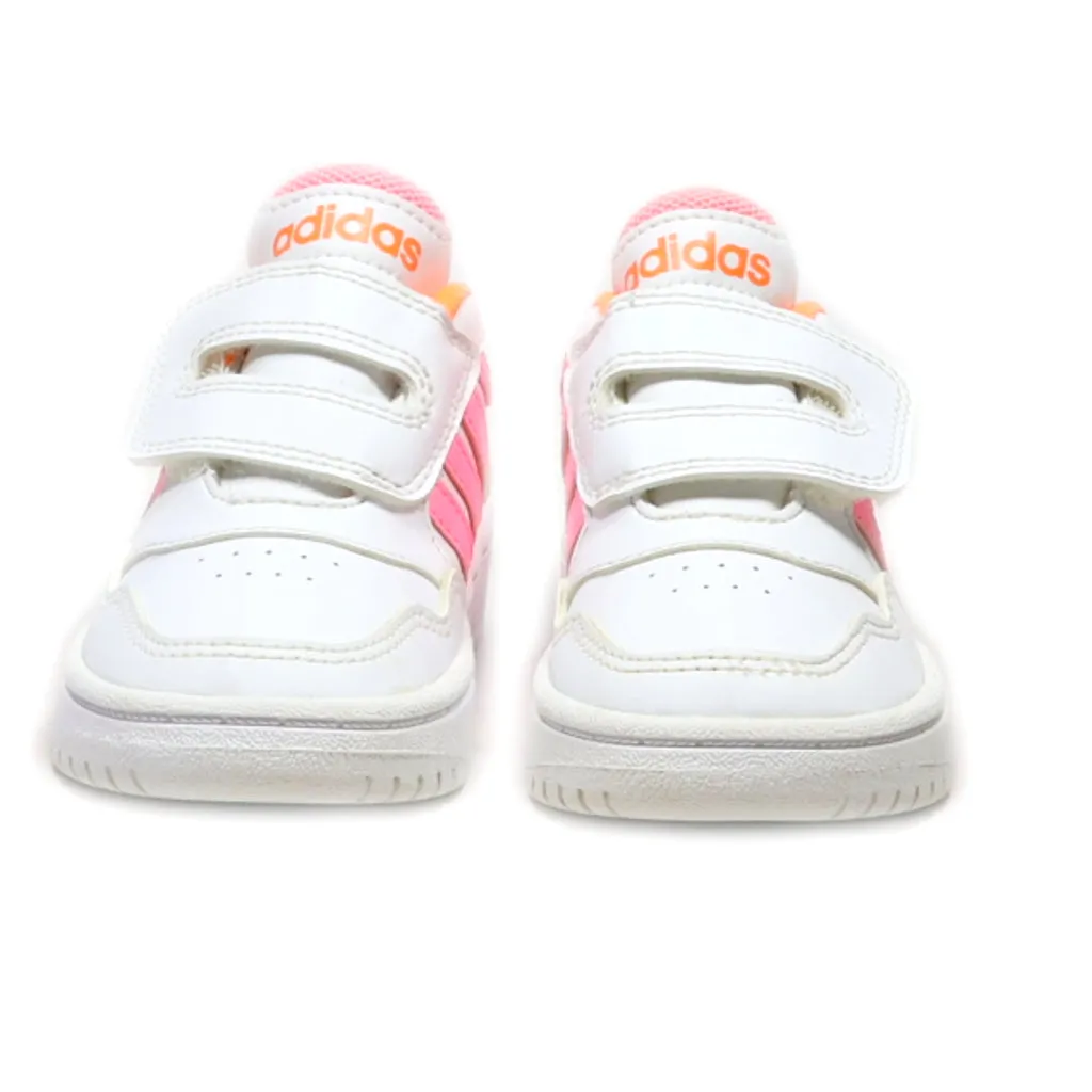 Adidas Basketball Crawlers Leather White Colour For Kids