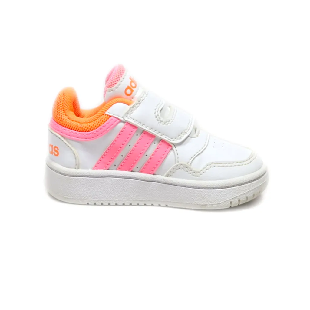 Adidas Basketball Crawlers Leather White Colour For Kids