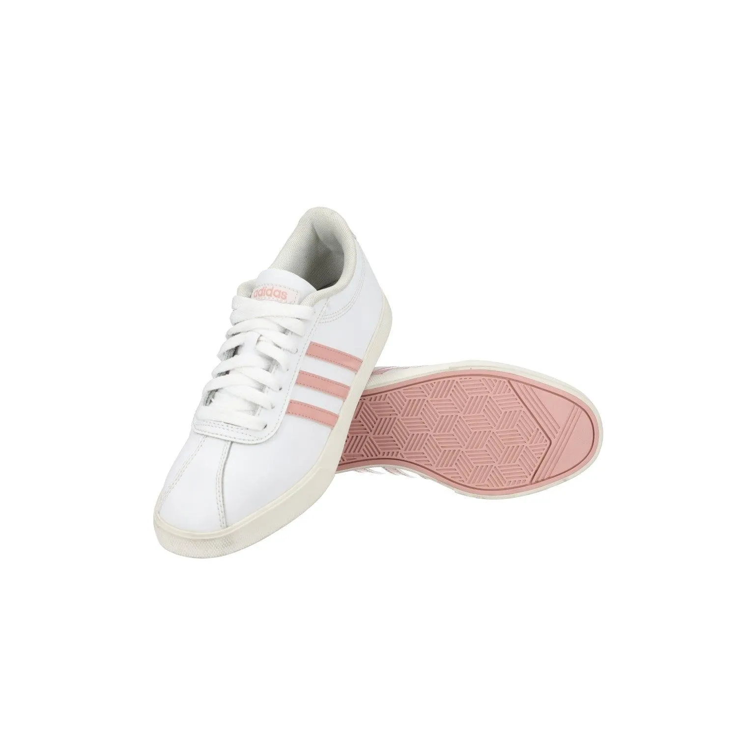 Adidas Neo Courtset Skate Low-Top Sneakers Leather White Colour For Women