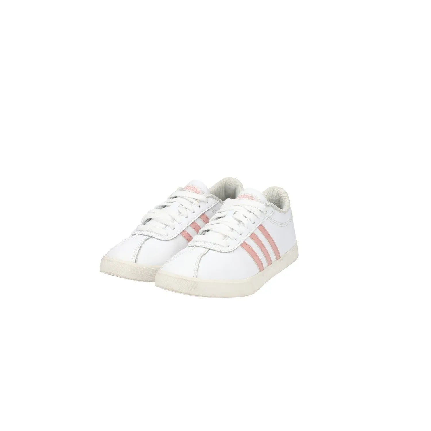 Adidas Neo Courtset Skate Low-Top Sneakers Leather White Colour For Women