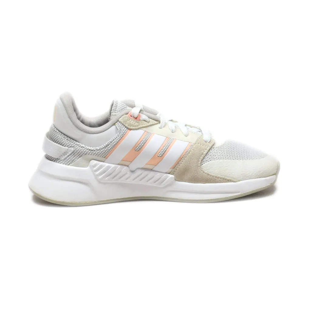 Adidas Neo Run 90S Sport Shoes Fabric White Colour For Women