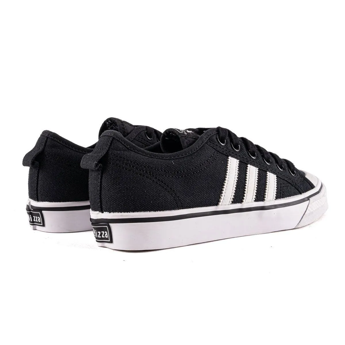 Adidas Nizza Low-Top Sneakers Fabric Black Colour For Women