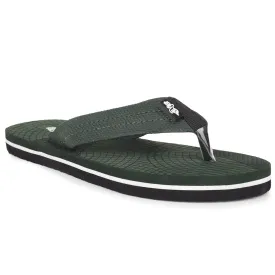 AHA Casual Olive Green Flip Flop For Men ORTHO-20 By Liberty