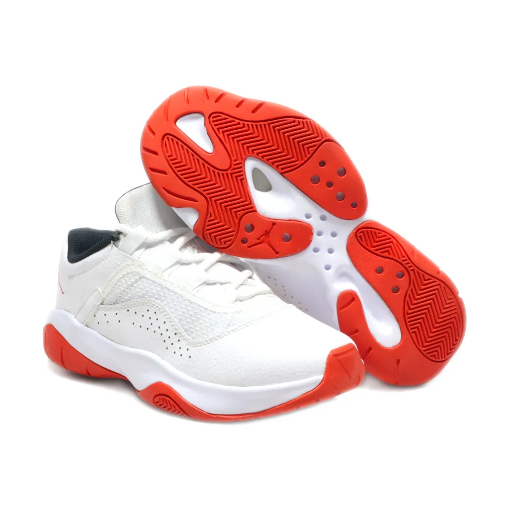 Air Jordan Low Gs Sneakers Leather White Colour For Kids