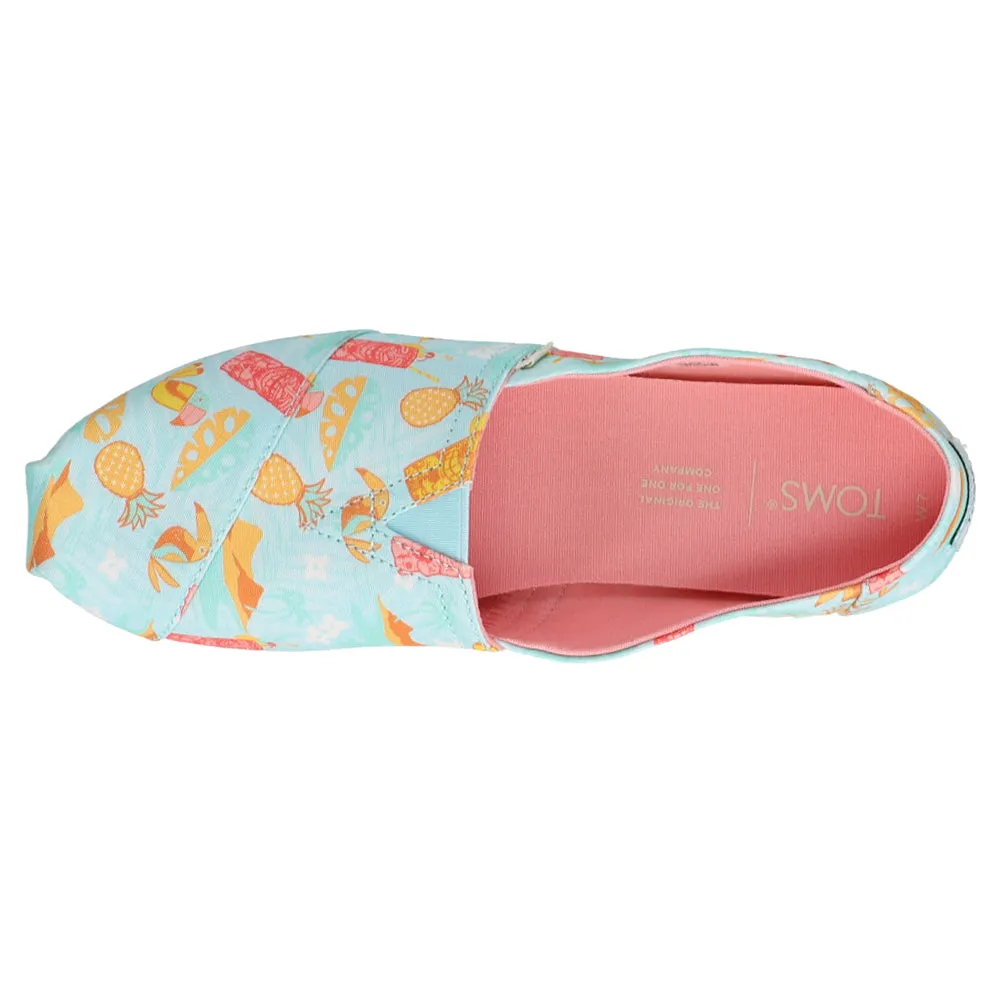 Alpargata Tropical Graphic Slip On Flats