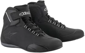 Alpinestars Men’s Sektor Waterproof Black Riding Shoes