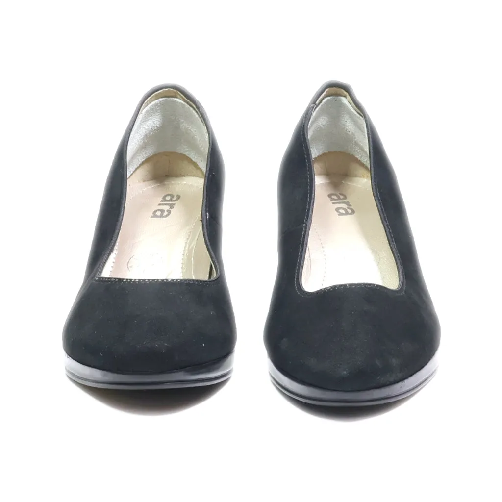 Ara Mid-Heel Shoes Fabric Black Colour For Women