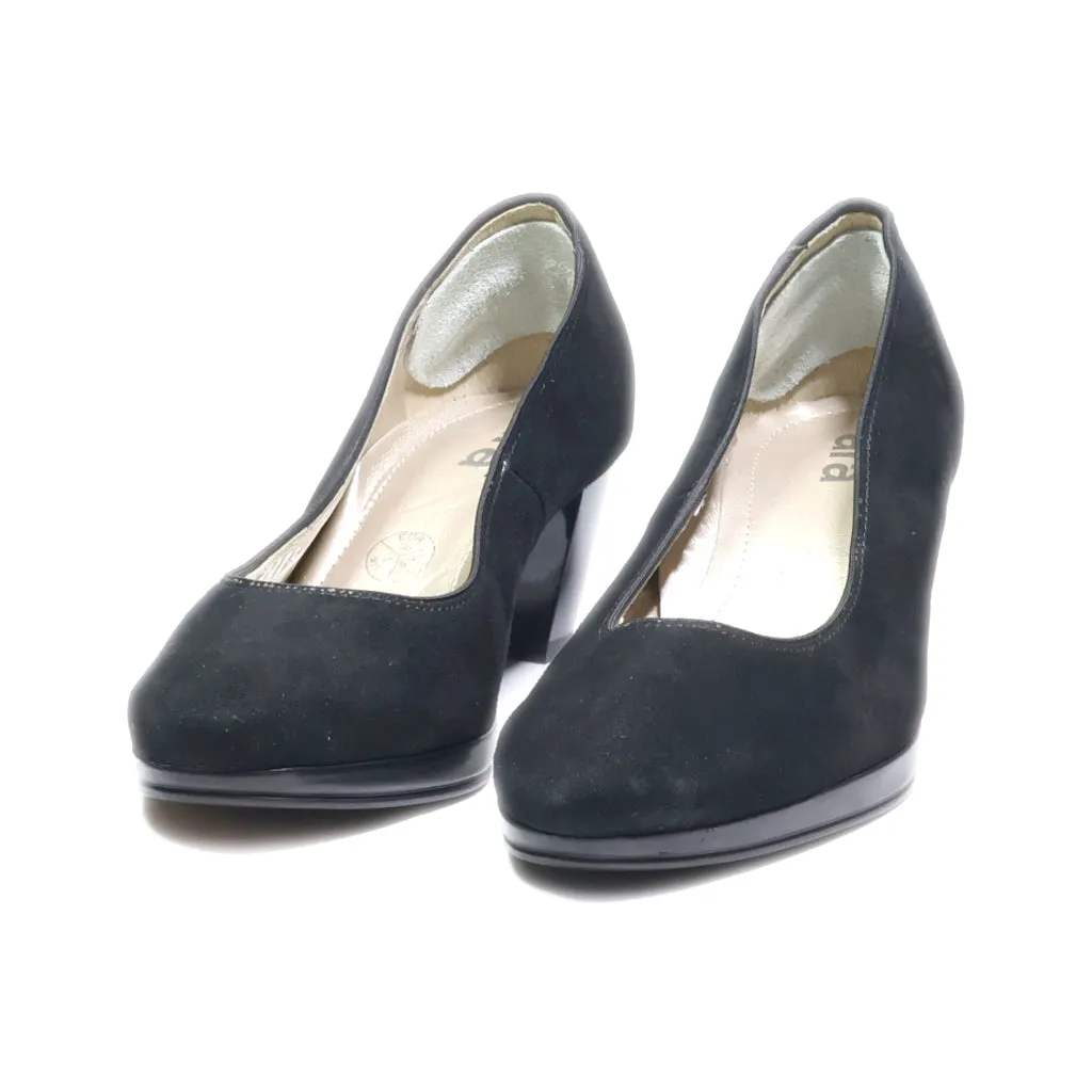 Ara Mid-Heel Shoes Fabric Black Colour For Women