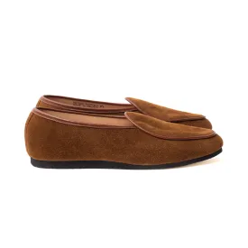 Artizan Belgian Slipper - Snuff Janus Calf Suede