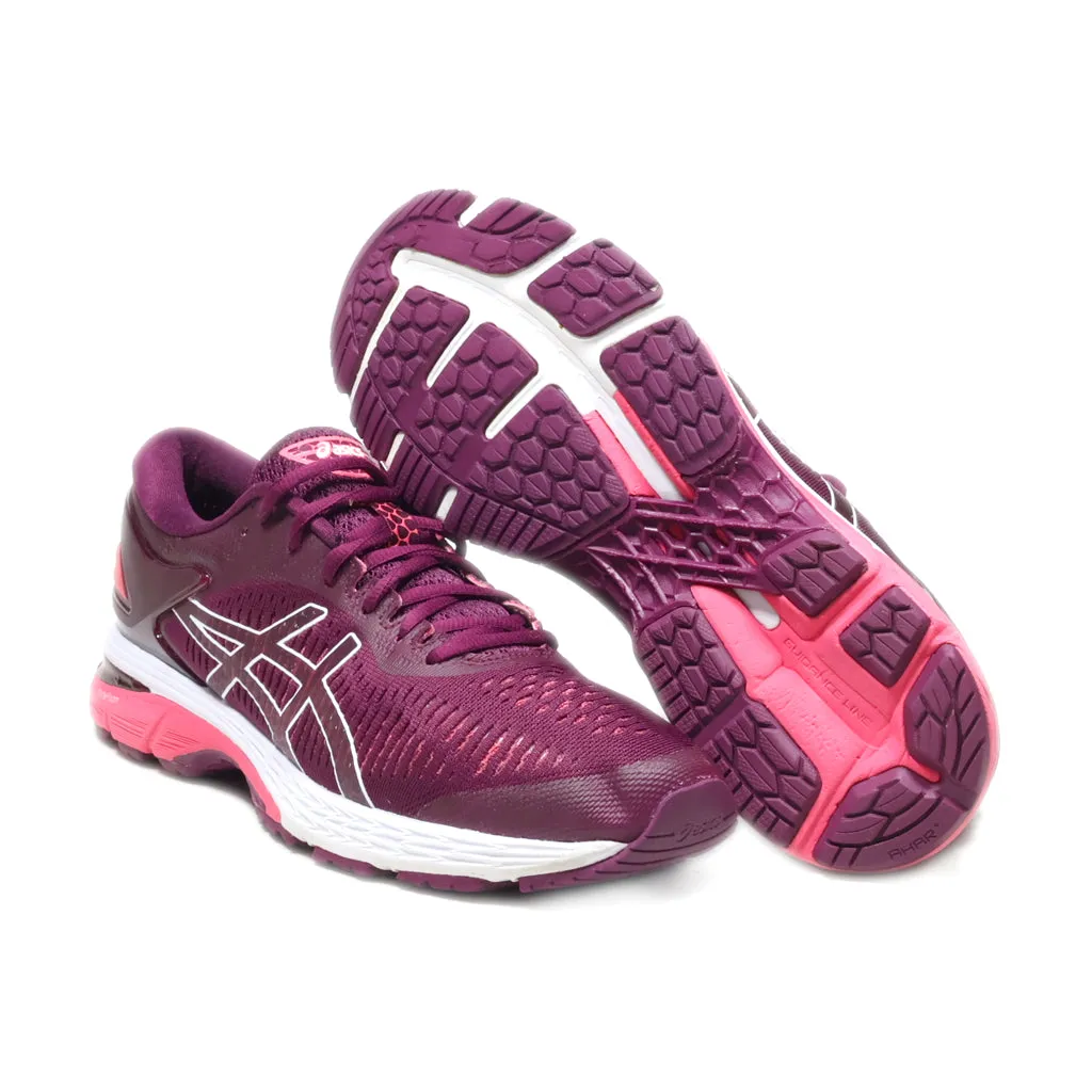 Asics Gel-Kayano 25 Sport Shoes Fabric Maroon Colour For Men