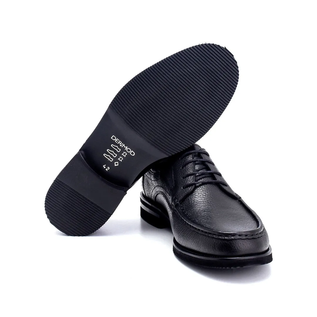 Black Men Leather Shoe