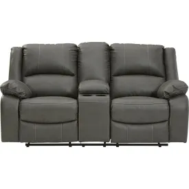 Calderwell Reclining Loveseat with Console