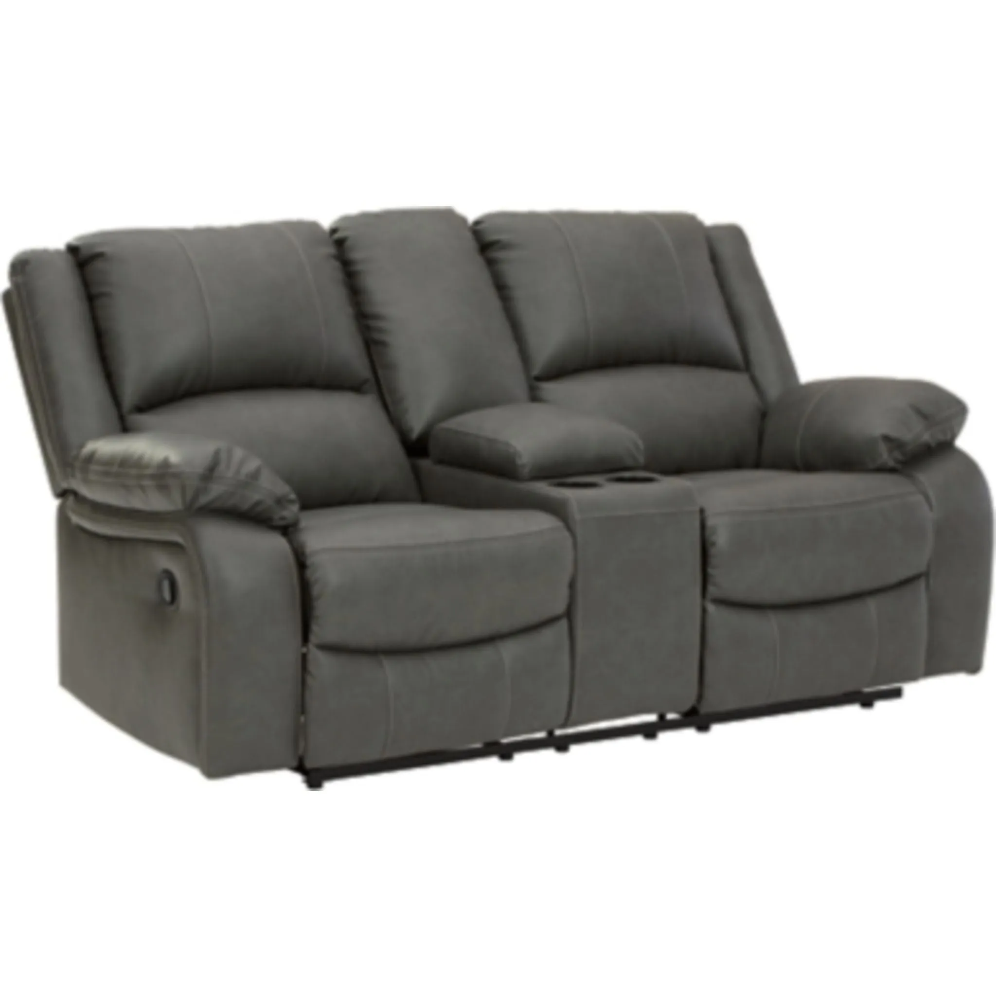 Calderwell Reclining Loveseat with Console