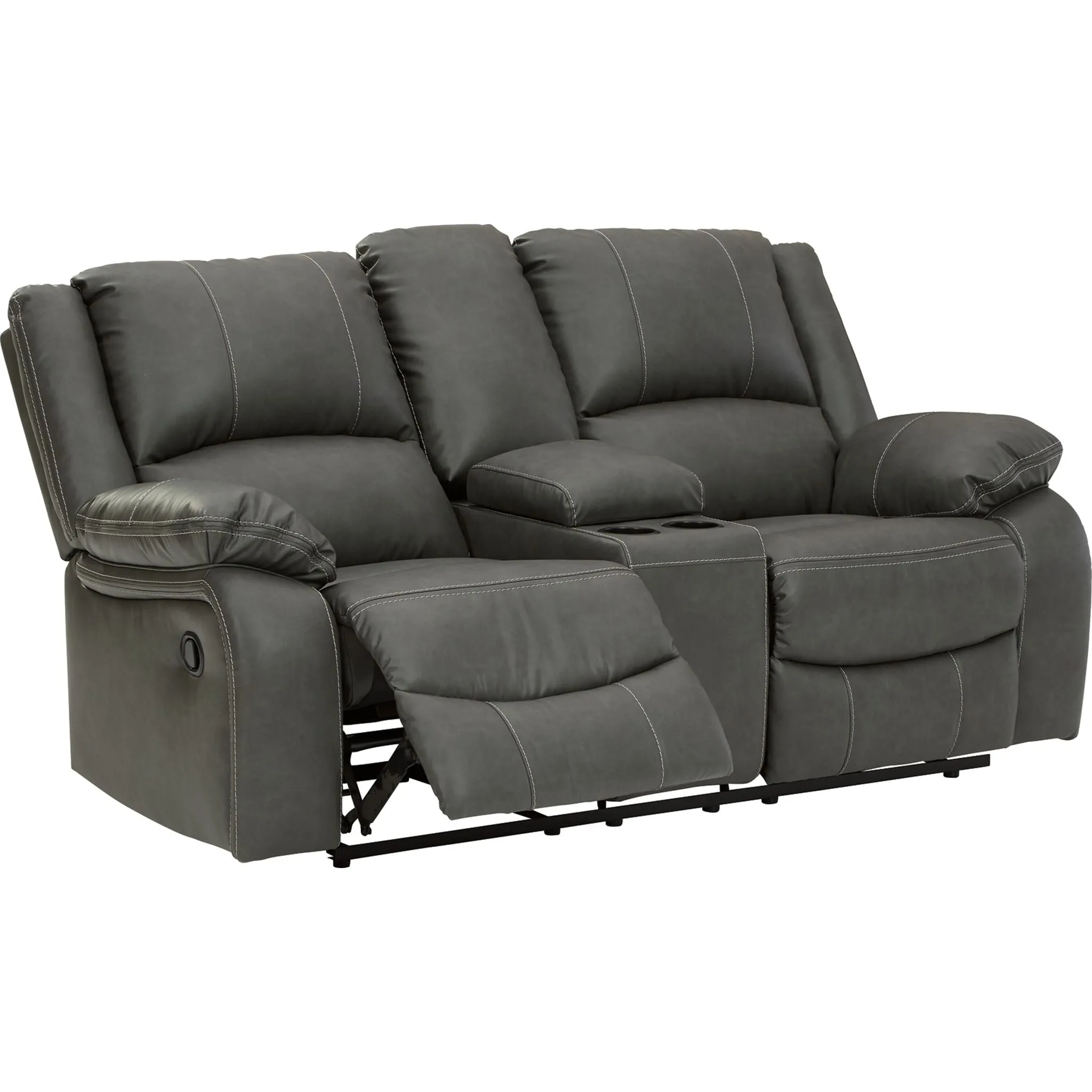 Calderwell Reclining Loveseat with Console