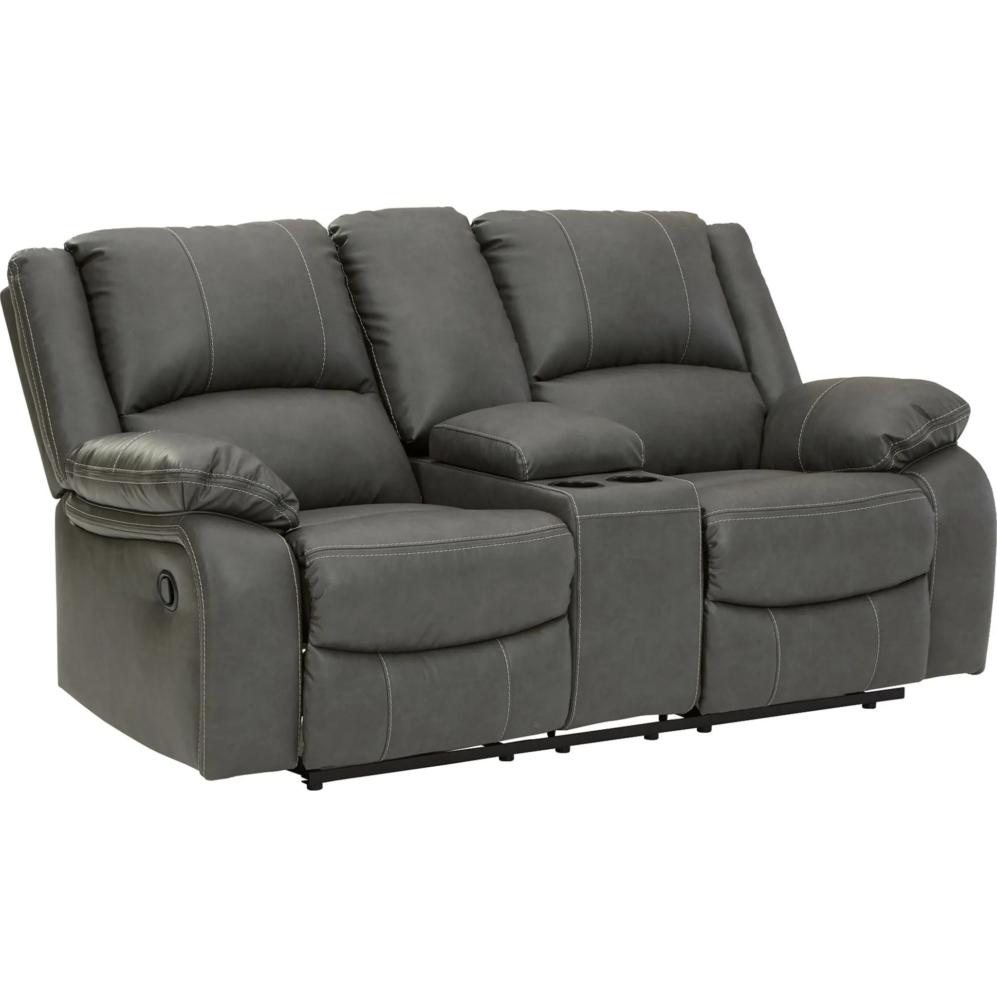 Calderwell Reclining Loveseat with Console