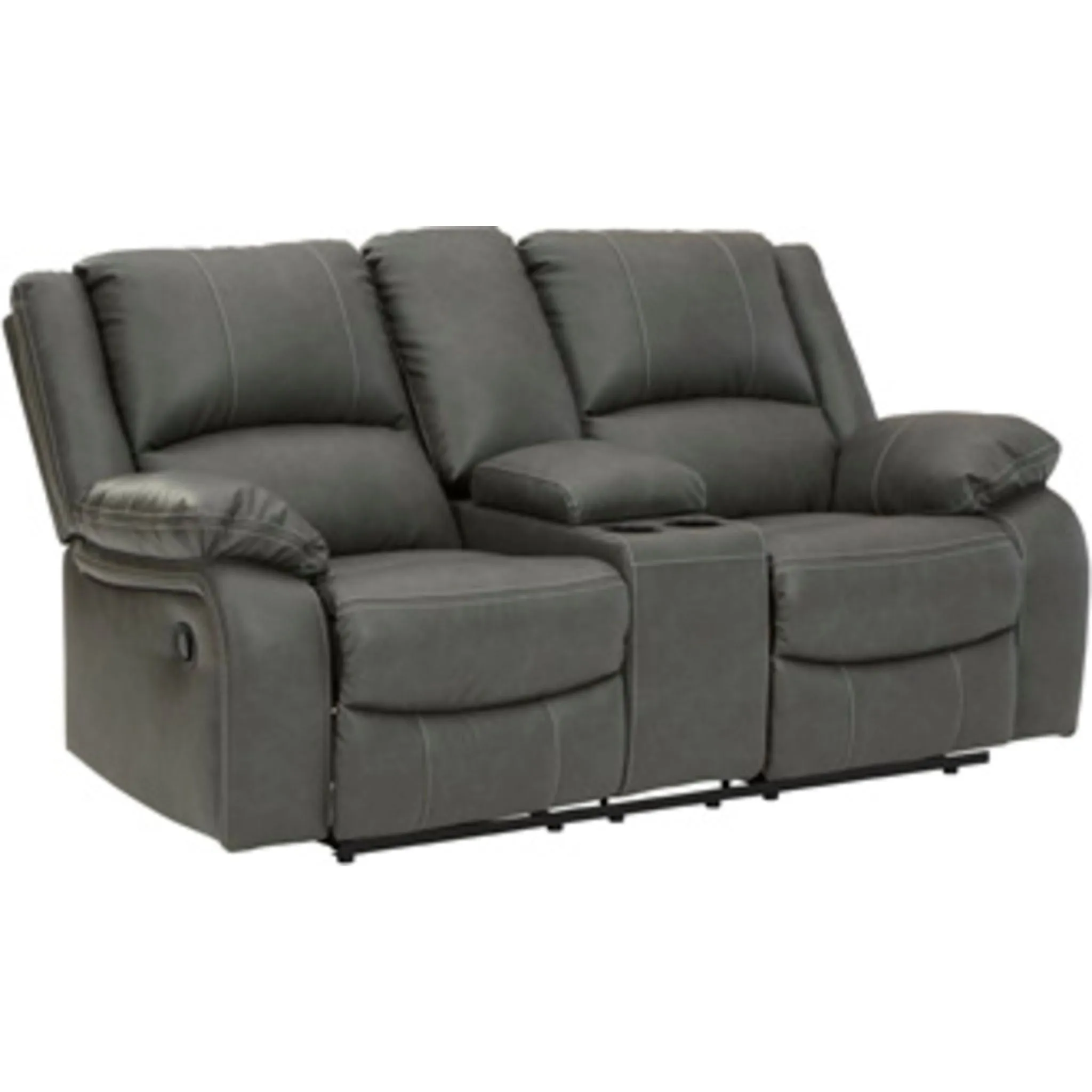 Calderwell Reclining Loveseat with Console