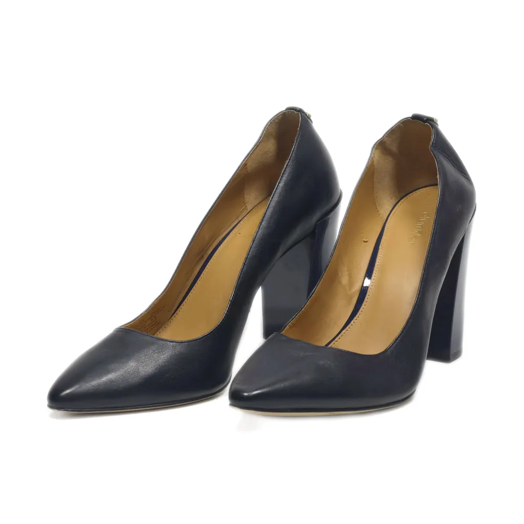 Calvin Klein High-Heel Shoes Leather Black Colour For Women