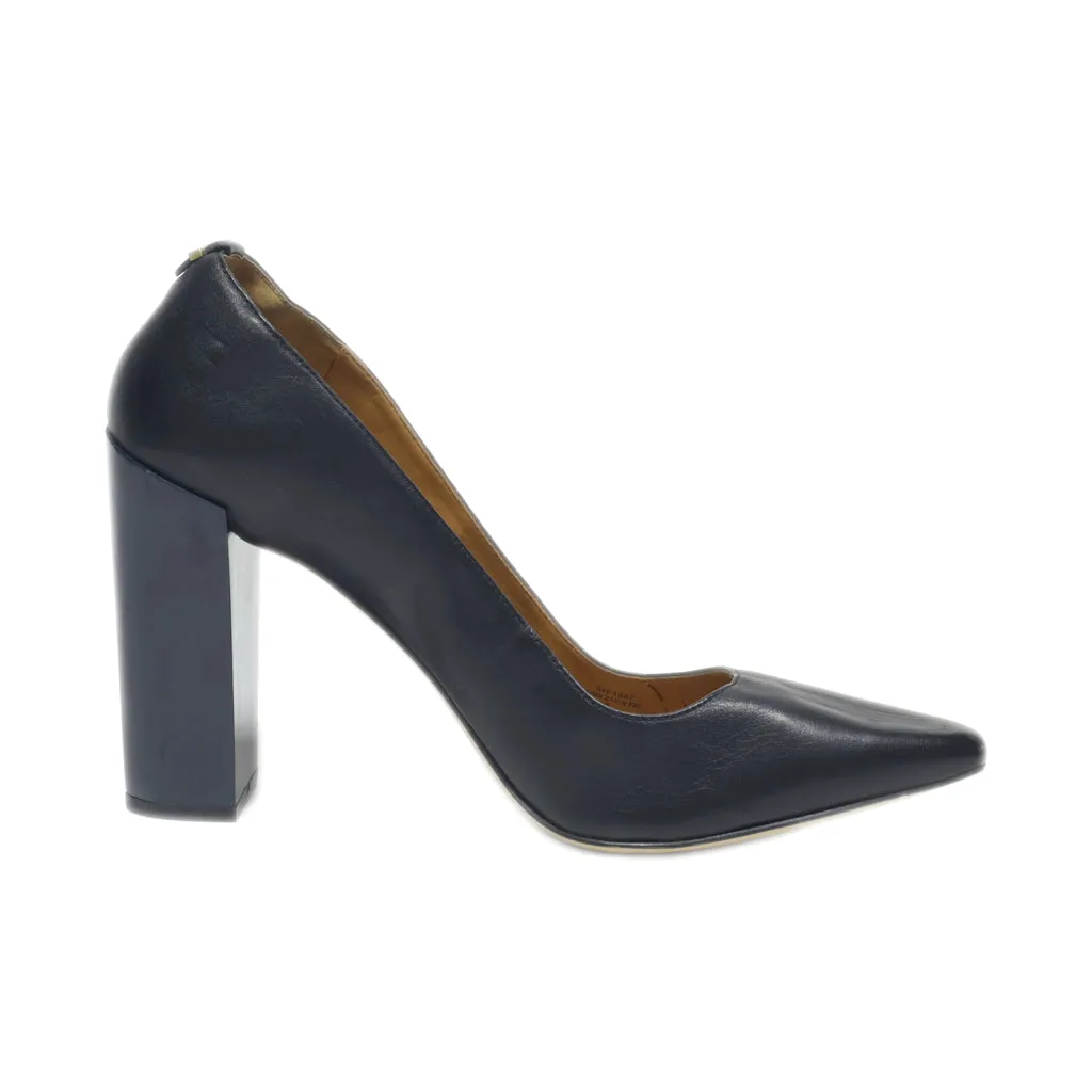 Calvin Klein High-Heel Shoes Leather Black Colour For Women