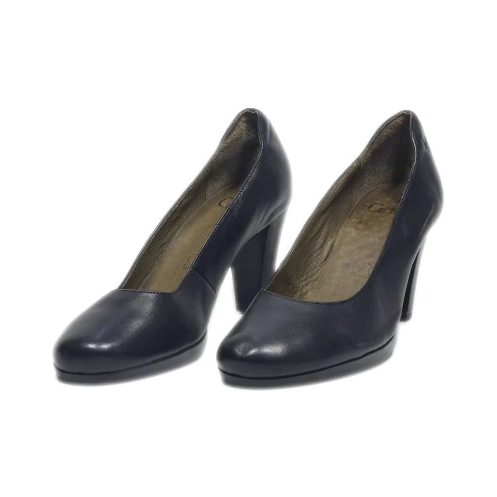 Caprice High-Heel Shoes Leather Black Colour For Women