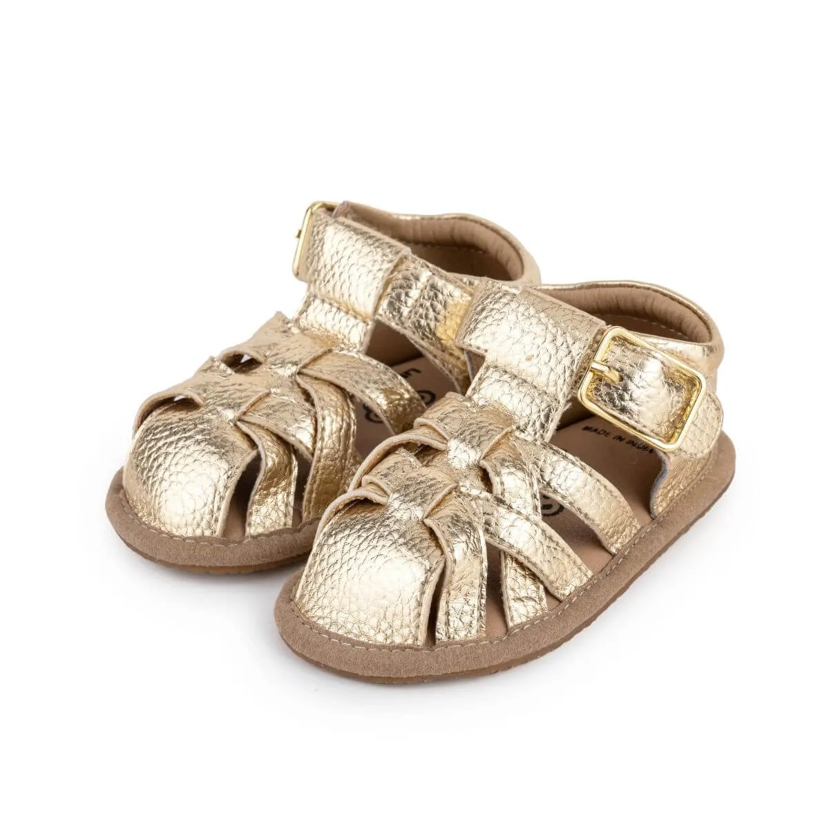 Charlie Soft Sole Sandals - Gold