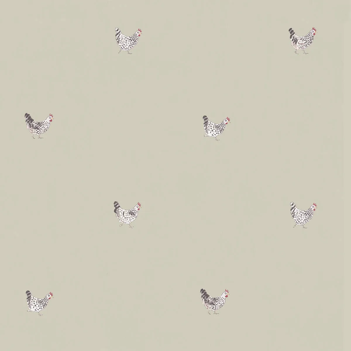 Chicken Soft Linen Roller Blind Sample