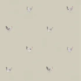 Chicken Soft Linen Roller Blind Sample