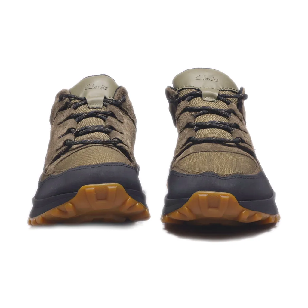 Clarks Atl Trek Lo Gtx Casual Lace Ups Suede Brown Colour For Men