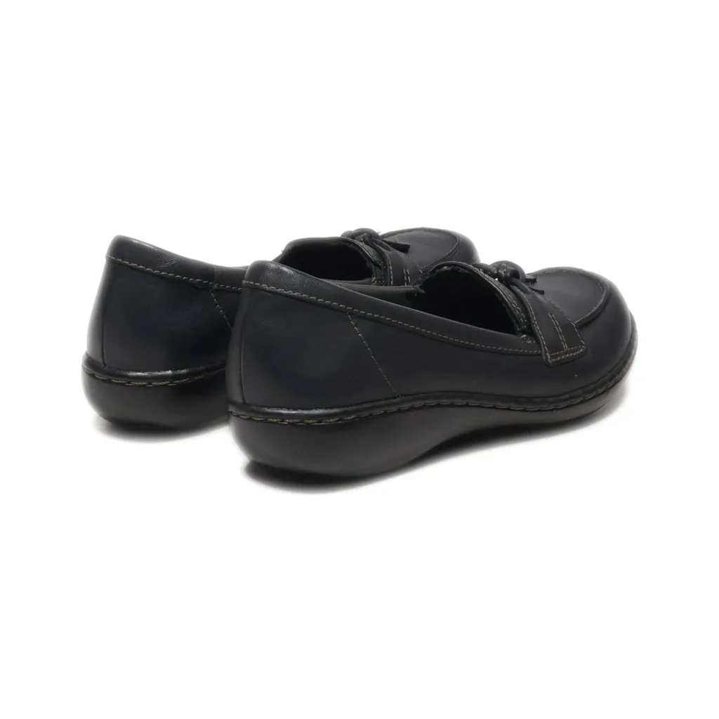 Clarks Collection Espadrilles Leather Black Colour For Kids