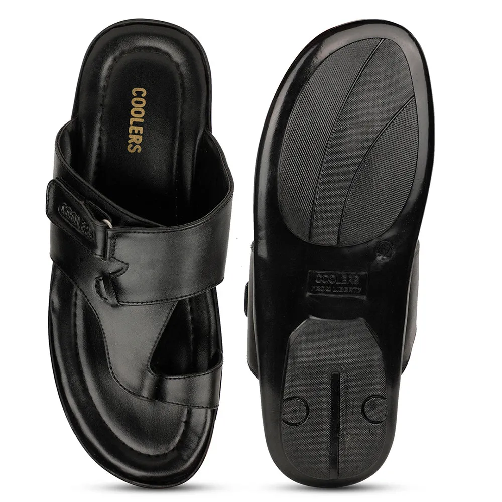 Coolers Casual Black Slipper For Mens ORTIZ-30 By Liberty