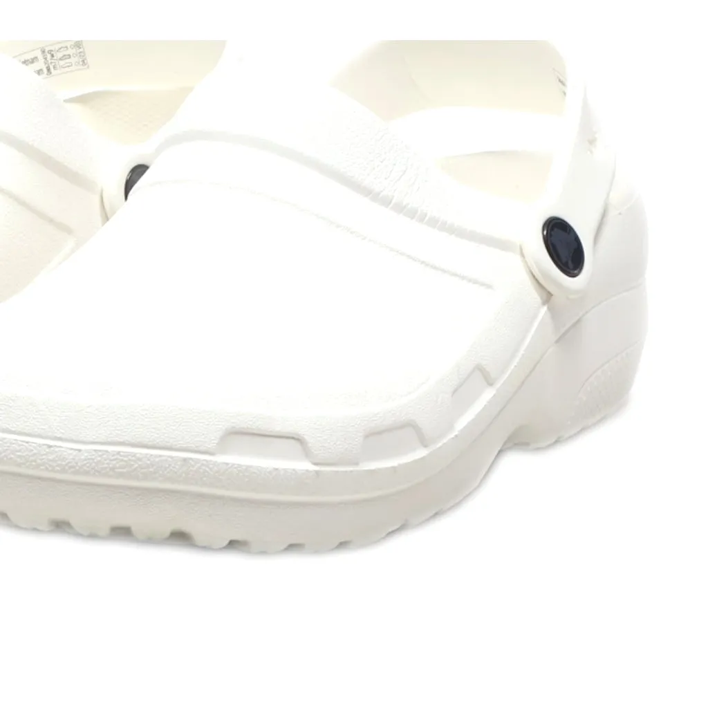 Crocs Specialist Ii Clogs Rubber White Colour For Men