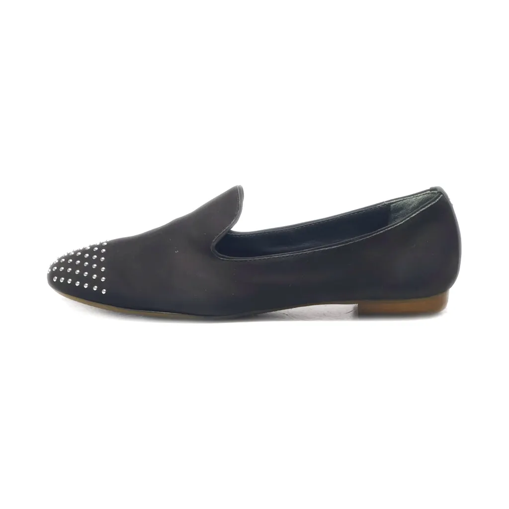 Donna Carolina Loafers Leather Black Colour For Women