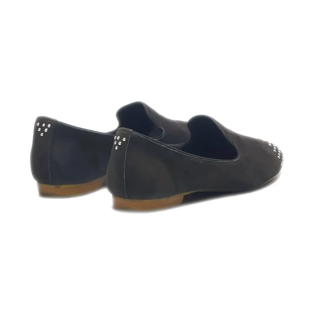 Donna Carolina Loafers Leather Black Colour For Women