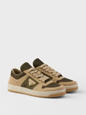 Downtown suede and Re-Nylon sneakers