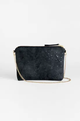 Dulce Crossbody And Clutch Confetti Black by Lee Coren