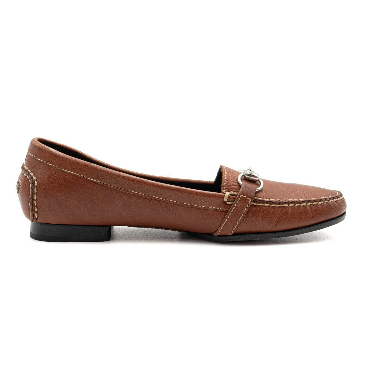 Fairmont Formal Loafers Leather Brown Colour For Women