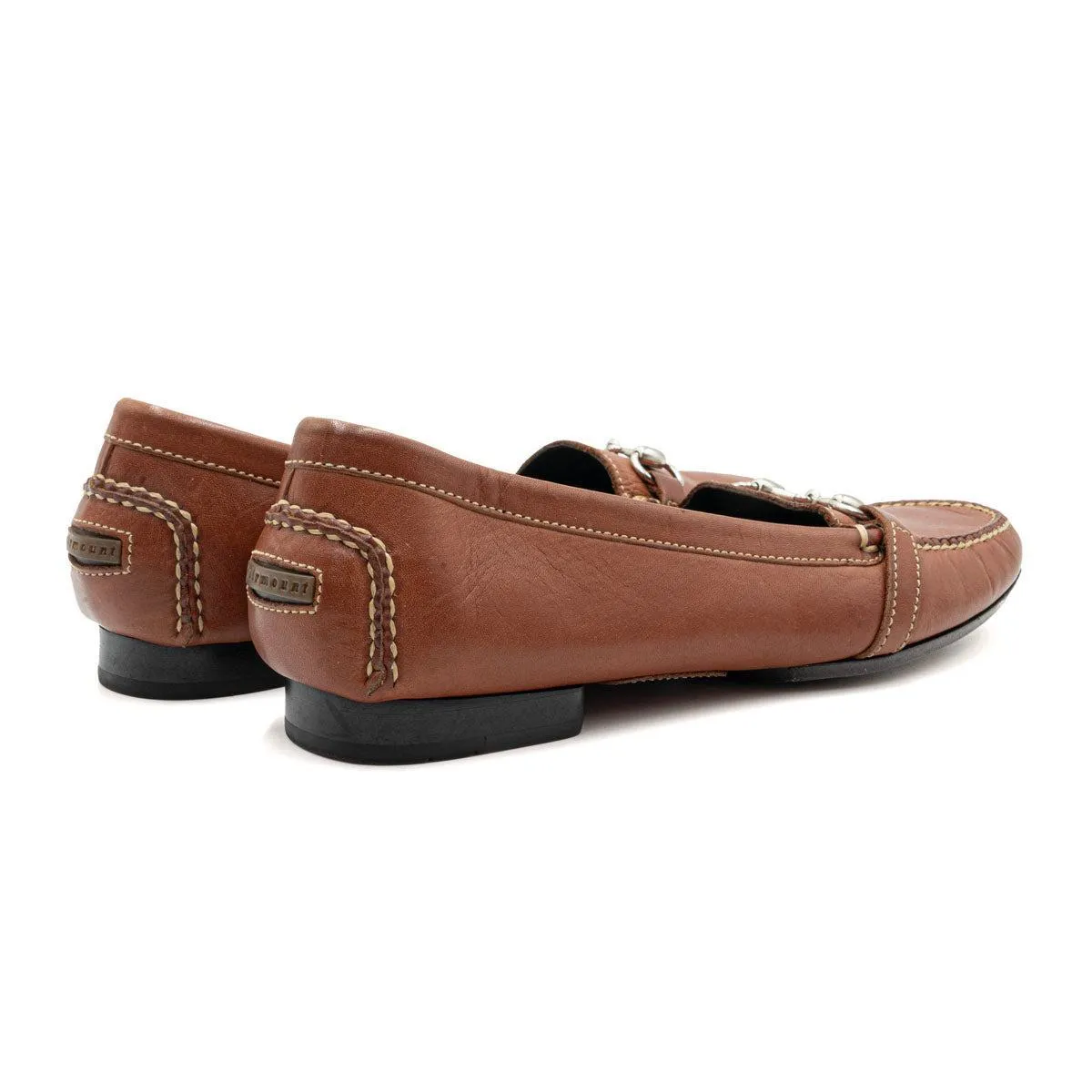 Fairmont Formal Loafers Leather Brown Colour For Women