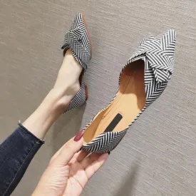 Fashion Flats for Women | Spring Summer Boat Shoes | Pointed toe Casual Slip-on Shoes | Elegant Ladies Footwear