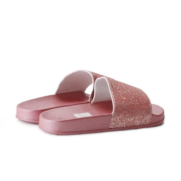 GIRLS FUSCHIA SLIDES