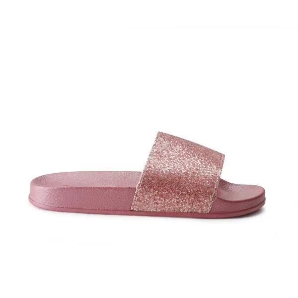 GIRLS FUSCHIA SLIDES