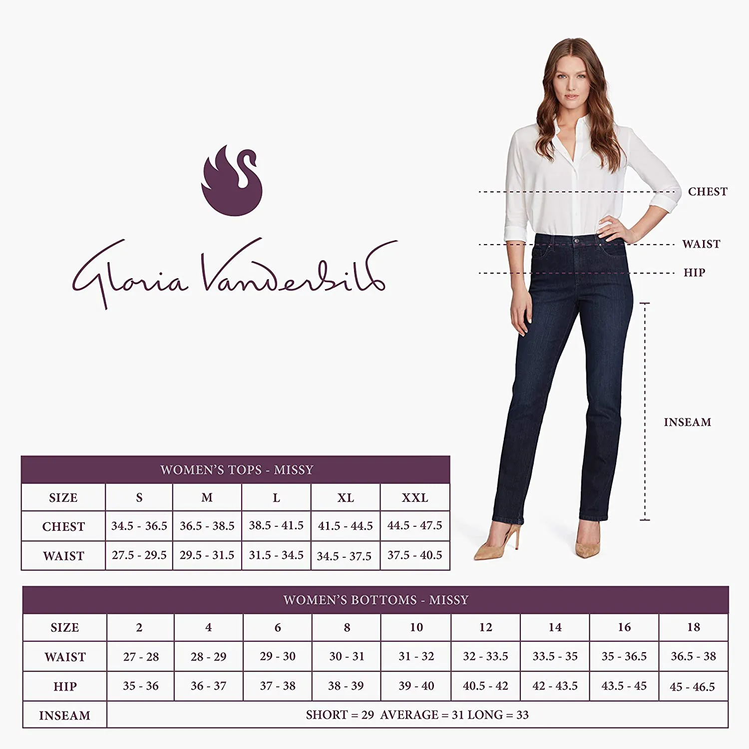 Gloria Vanderbilt Women's Amanda Capri Jean