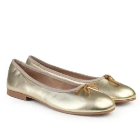 GOLD PLATED GIRLS BALLERINA SHOE