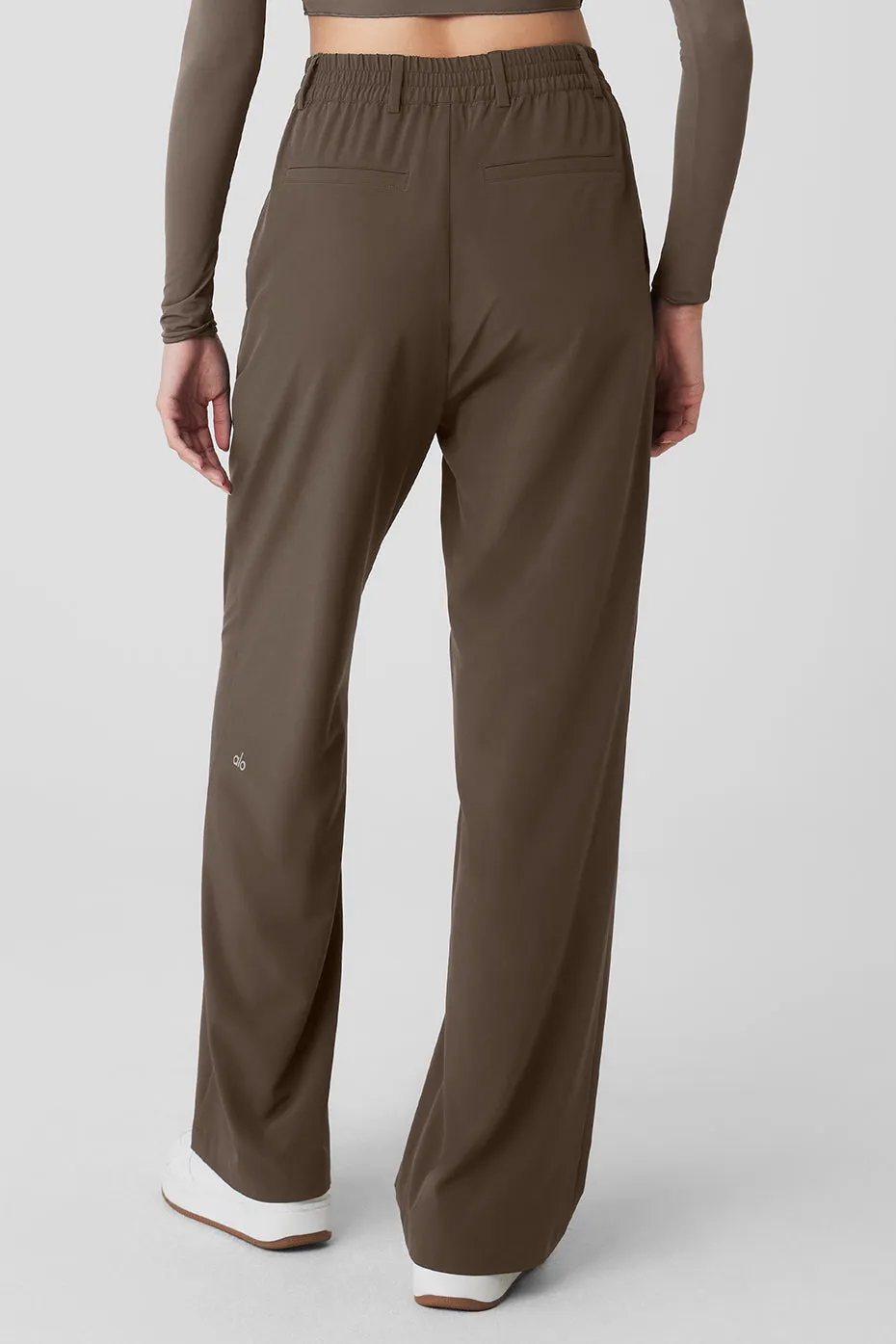 High-Waist Pursuit Trouser - Olive Tree