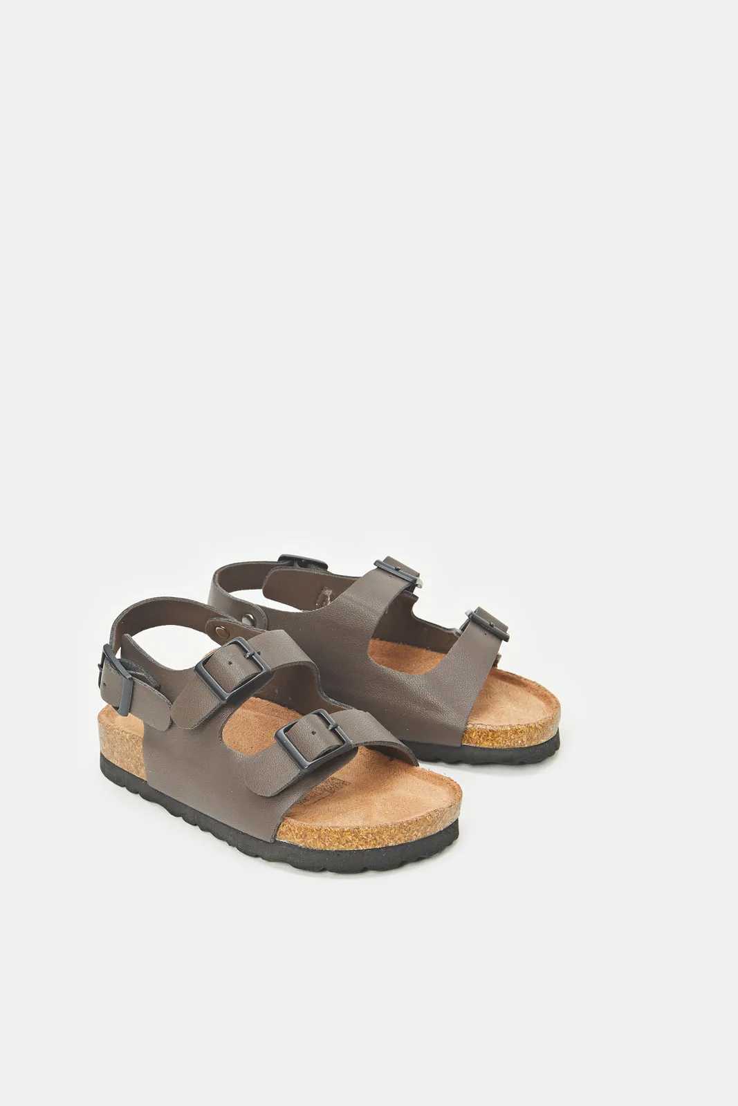 Infant Boys Brown Cork Sandals