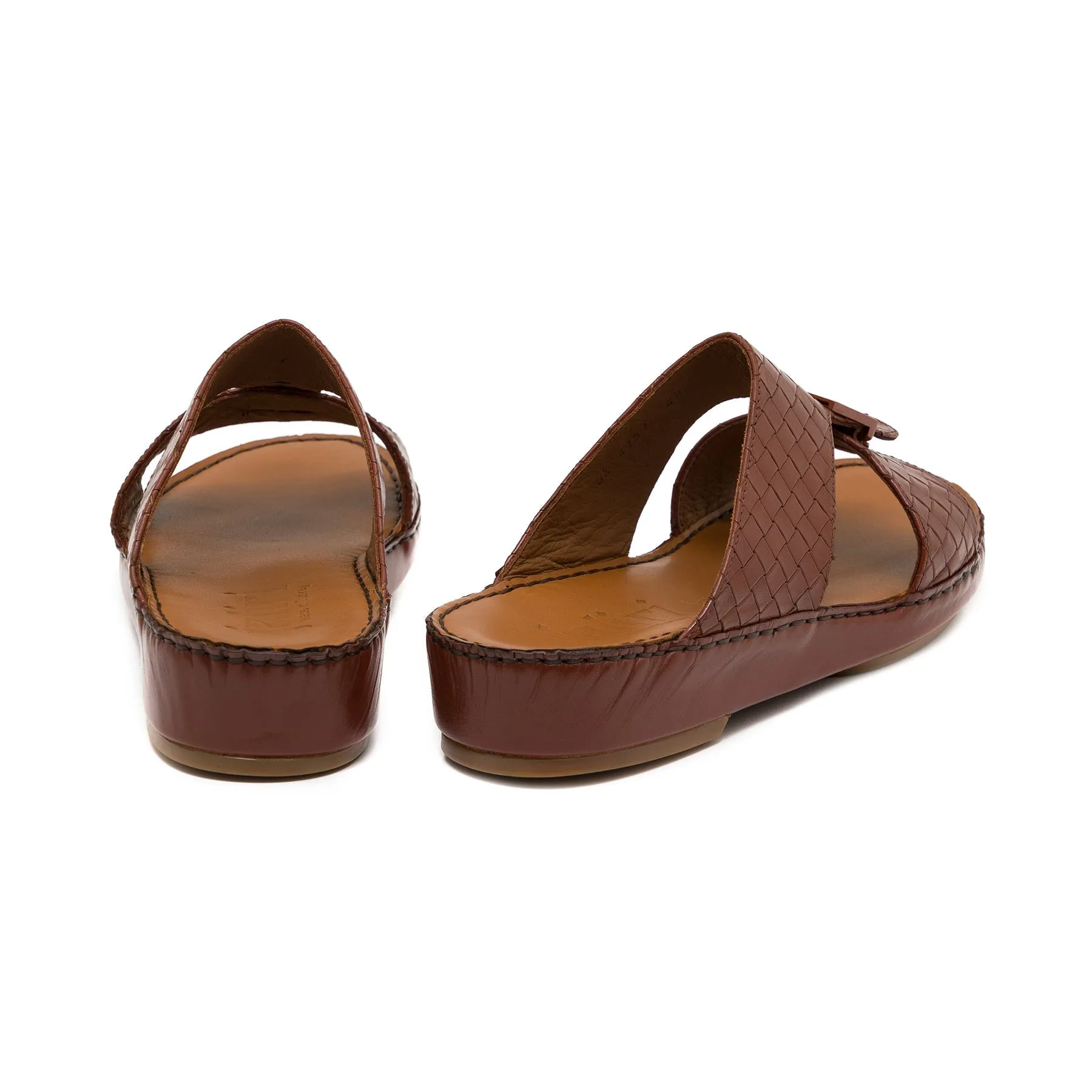 Javier Braided Tan Sandal