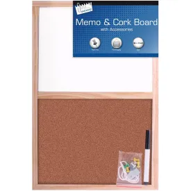 Just Stationery Cork Memo Board | Stylish & Practical Memo Board