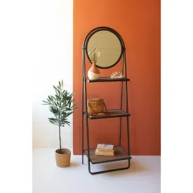 Kalalou - Leaning Wall Mirror With Shelves